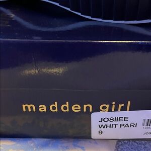 Madden Girl Josieee White Sneakers